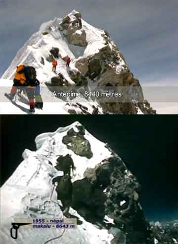 
Makalu Just Before Final Summit Ridge 2008 and 1955 - Makalu: La face cachee de la pyramide noire DVD
